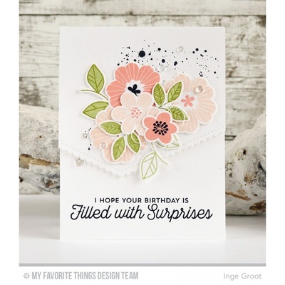 Акриловый штамп My Favorite Things - Bold Blooms