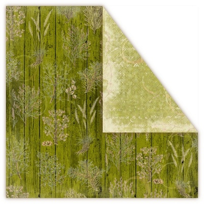 Набір двостороннього скрап-паперу UHK Gallery - LOFT LOFT Herbs, 30,5x30,5см, 6 аркушів