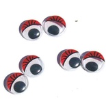 Око для іграшок, Accent Design, червоні, 13мм, 10 шт.