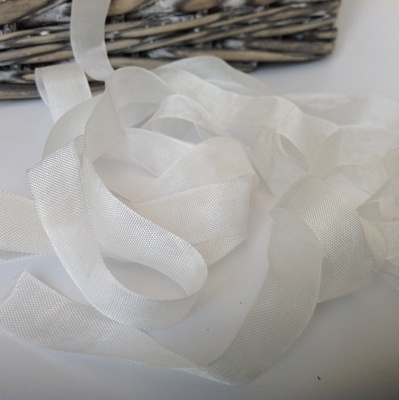 Лента  Seam Binding - Winter White, цвет белый, ширина 1,3 см, длина 90 см
