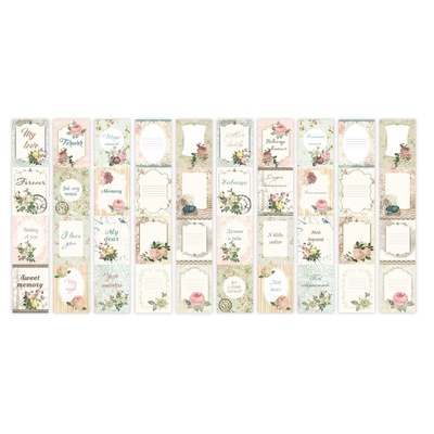 Картки Letters of love (англ.+русськ.), 5смужок, ТМ Фабрика Декору