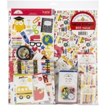 Повна колекція паперу і декору від Doodlebug Cardstock - School Days