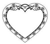 Штамп від ПСК - Рамка-Серце