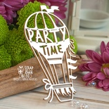 Чипборд ScrapBox - Повітряна куля - аеростат "Party Time" Ho-115