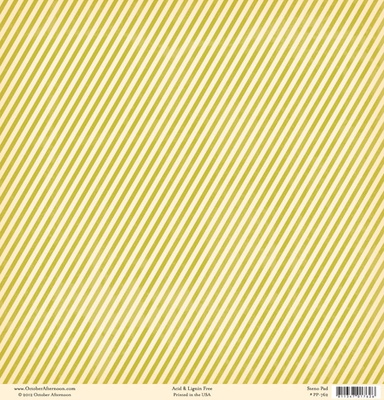 Лист двусторонней скрапбумаги от October Afternoon - “9 to 5” Collection - Steno Pad, 30х30