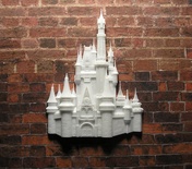 Пластиковое украшение "Замок" От Е,В.А 70x51 мм