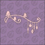 Чипборд Новорічний завиток