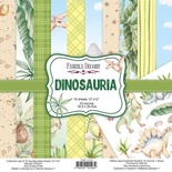 Набір скрап-паперу Dinosauria 30,5x30,5см 10 аркушів, ТМ Фабрика Декору