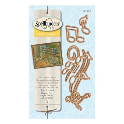 Ніж для вирубки від Spellbinders - Sing It Loud 1