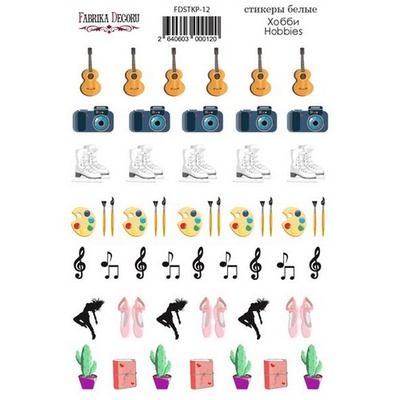 Набір наліпок для планерів Хоббі 12, ТМ Фабрика Декору