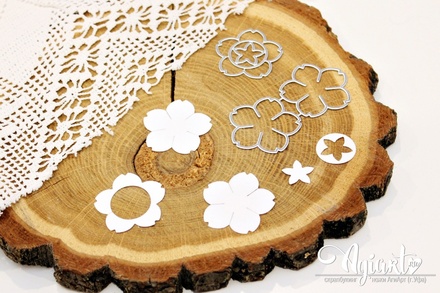 NEW. Ножи для вырубки от AgiArt "Любимые цветы №2"
