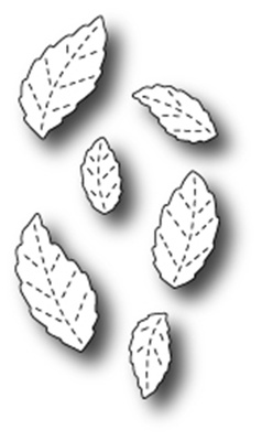 Нож для вырубки от Poppystamps - Viola Leaves