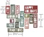 Ніж для вирубки від Sizzix - Tim Holtz - Thinlits Die Set 16PK - Words 2 - Tim0 Tim1 Tim2 Tim3, Tim4 штук