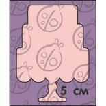 Чипборд від Бумага Марака - Весільний торт.