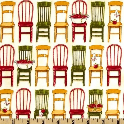 Тканина 100% бавовна - Кухонні стільці, 45x55см