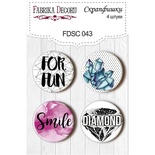 Набір скрап-фішок від ТМ Фабрика Декору з 4 шт. FDSC 043