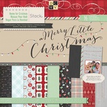 Набір паперу DCWV - Home For Christmas, 30x30 см, 24 аркуші