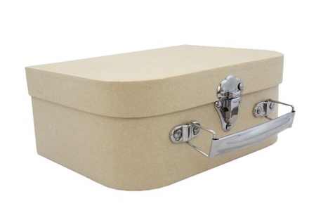 Заготовка коробки из папье-маше от Scrapberry's - Шкатулка с ручкой, 17,3x12x7,3 см