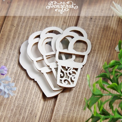 Чипборд від Вензелик - Шейкер 10, розмір: 61x31 мм