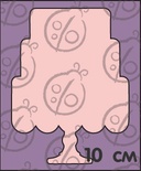 Чипборд Весільний торт. Великий cb-170