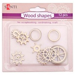 Набор форм деревянных Механизмы, 12 шт, ТМ Santi