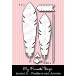 Ніж для вирубки My Favorite Things - Die-namics Accent It - Feathers and Arrows (MFT312) - Пір’я і стріли