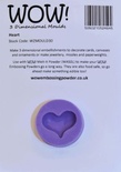 Молд від Wow - Heart - Silicone Mould