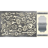 Чипборд Фабрика Декору - Ключі, колір срібло