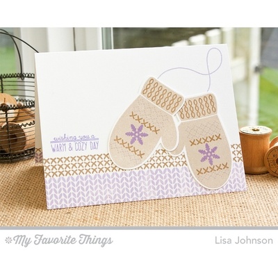 Акриловий штамп My Favorite Things - LJD Cozy Mittens, 19 штук (LJD43)