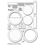 Ніж для вирубки My Favorite Things - Die-namics Tag Builder Blueprints 6, 20 шт.