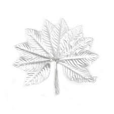 Тканинні аркуші Victoria Lynn - Large Single Leaf Leaf White, колір: білий, 12 шт.