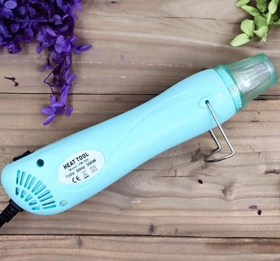Фен для гарячого ембосінгу, колір блакитний, ТМ Фабрика Декору