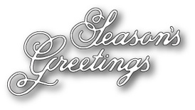 Ніж для вирубки від Poppystamps - Vintage Seasons Greetings