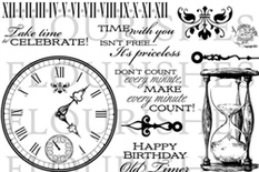 Акриловий штамп Flourishes - Moments in Time