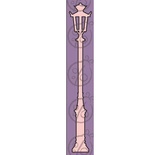 Чипборд. Фонарь №2. Средний, cb-114