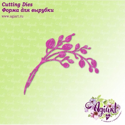 Нож для вырубки от AgiArt - "Ветка орхидеи"