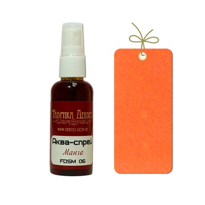Фарба-спрей "Аква-спрей" Фабрика Декору - Манго, 50 мл