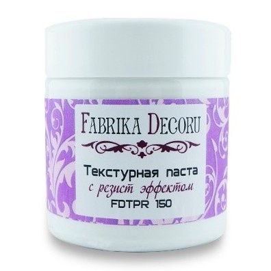 Текстурна паста з резист ефектом Фабрика Декору, 150 мл