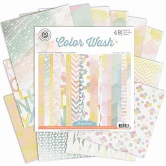 Набір паперу Pink Paislee - Color Wash Paper Pad, 30x30, 24