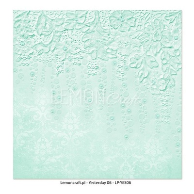 Аркуш двостороннього паперу для скрапбукінгу від LemonCraft - Yesterday 06