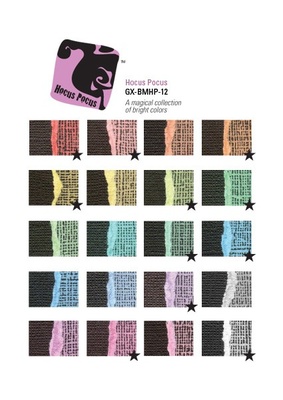 Набор кардстока с внутренним слоем Core'Dinations - Black Magic - Asst-HocusPocus, 30х30 см