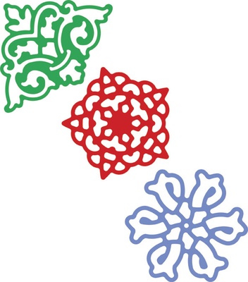 Ніж для вирубки від Cheery Lynn Designs - Lace Corner Deco D