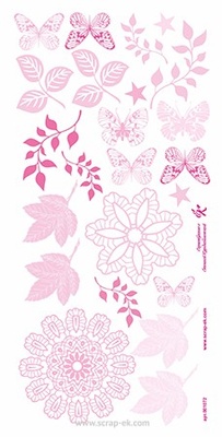 Елементи для вирізання Євгенів Курдібановська TM - Рожеві, 15x30 см