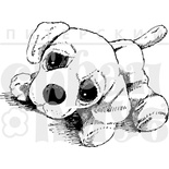 Акрилові штампи дизайну Олена Виноградова "Щеня"