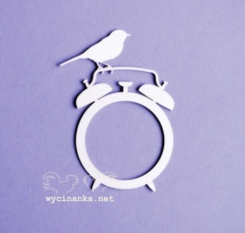 Чипборд від Wycinanka - Рамка-будильник