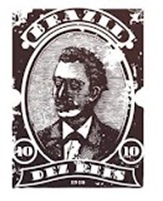 Акриловый штамп PC14 Почтовая марка, размер 2,6 * 3,5 см