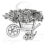 Штамп от Питерского Скрапклуба - Тележка С Цветами