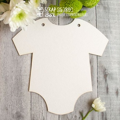 Основа для альбому ScrapBox у формі бодіка (1 шт.) Os-009