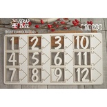 Чипборд ScrapBox - Набір цифр №2