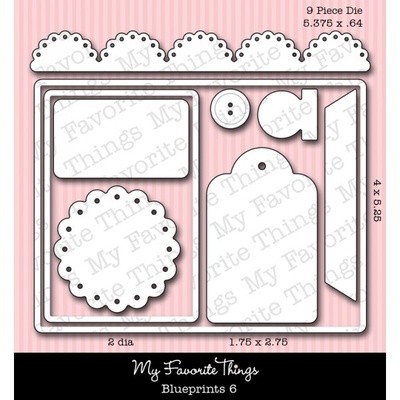 Ніж для вирубки My Favorite Things - Die-namics Blueprints 6